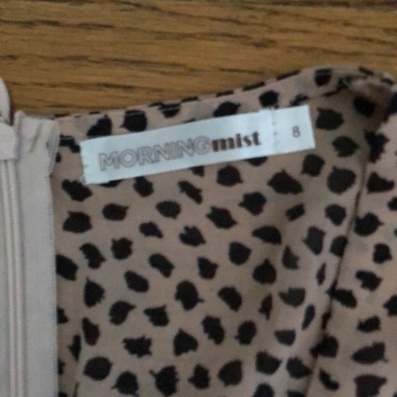 Cheetah cap sleeve mini dress - Picture 3 of 3